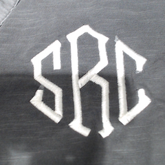 BLOOPER CLOTHING: Monogrammed Henley