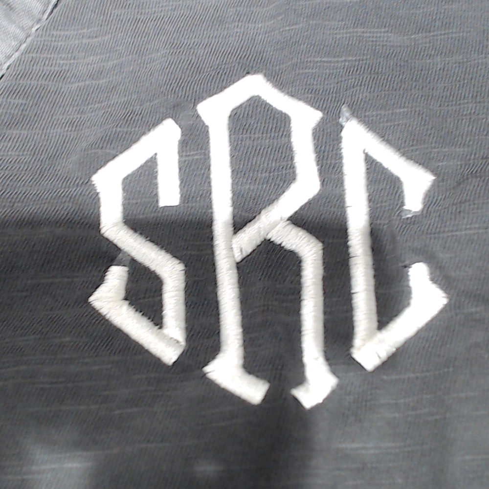 BLOOPER CLOTHING: Monogrammed Henley