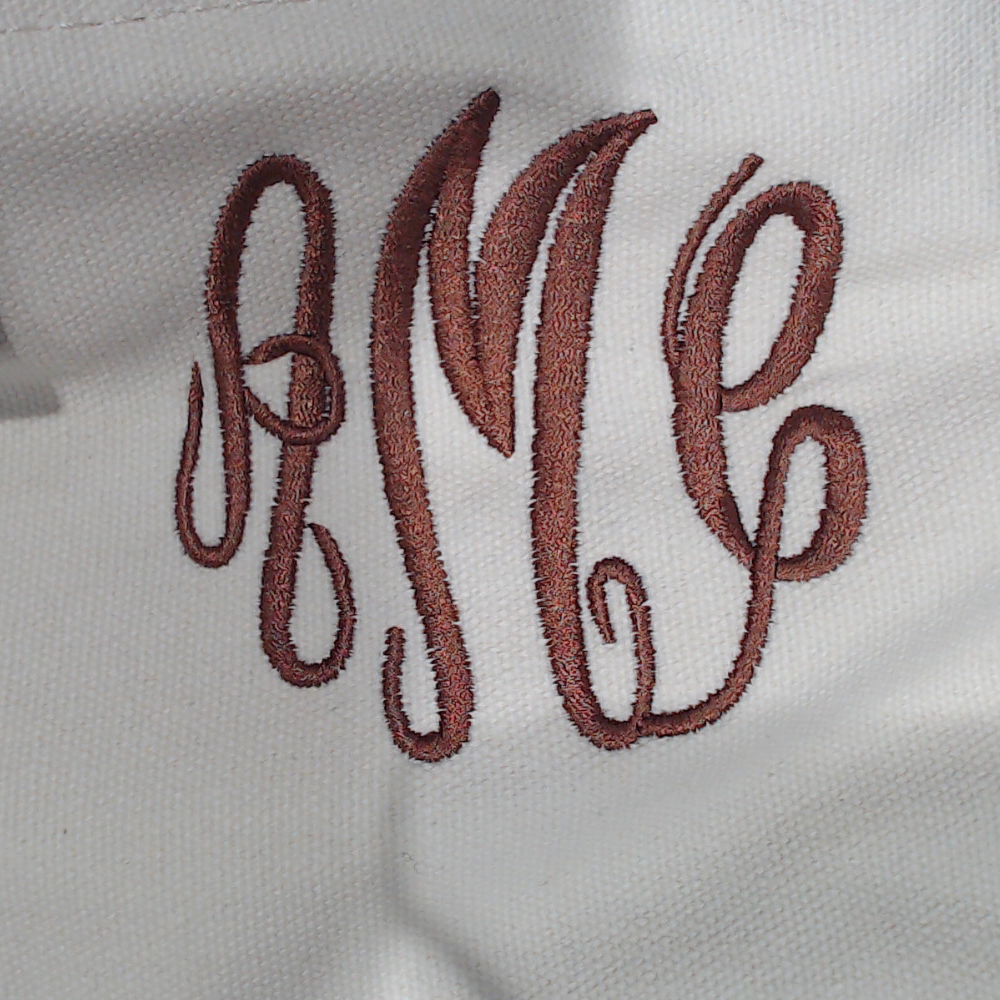 BLOOPER BAG: Monogrammed Upscale Weekender