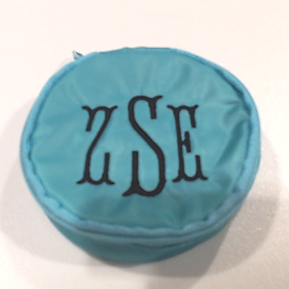 BLOOPER BAG: Monogrammed Travel Jewelry Case