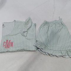 BLOOPER CLOTHING: Monogrammed Ruffle Pajamas