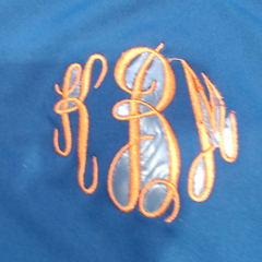 BLOOPER CLOTHING: Monogrammed Scalloped Exercise Dress