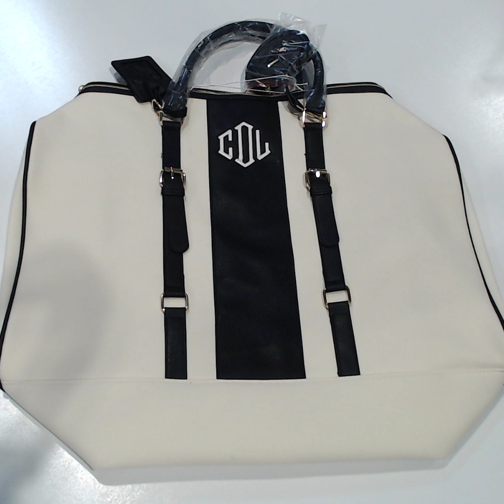 BLOOPER BAG: Monogrammed Weekender Bag