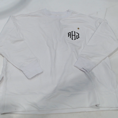 BLOOPER CLOTHING: Monogrammed Crewneck Sweatshirt