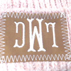 BLOOPER KIDS: Monogrammed Kids Pom Pom Beanie