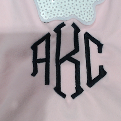 BLOOPER CLOTHING: Monogrammed Kids Sequin Ghost Sweatshirt