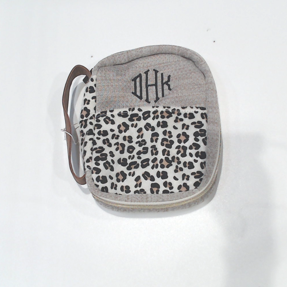 BLOOPER BAG: Monogrammed Leopard Bible Carrier