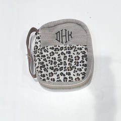 BLOOPER BAG: Monogrammed Leopard Bible Carrier