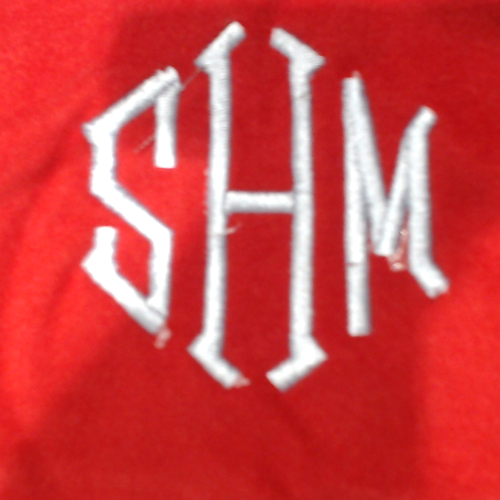 BLOOPER CLOTHING: Monogrammed Sequin Bow Sweatshirt