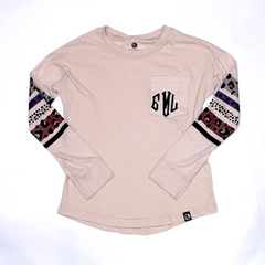 BLOOPER KIDS: Monogrammed Kids Long Sleeve Shirt