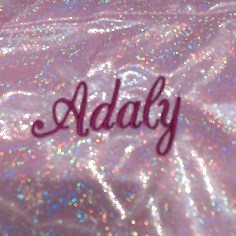 BLOOPER BAG: Monogrammed Shimmer Tote Bag