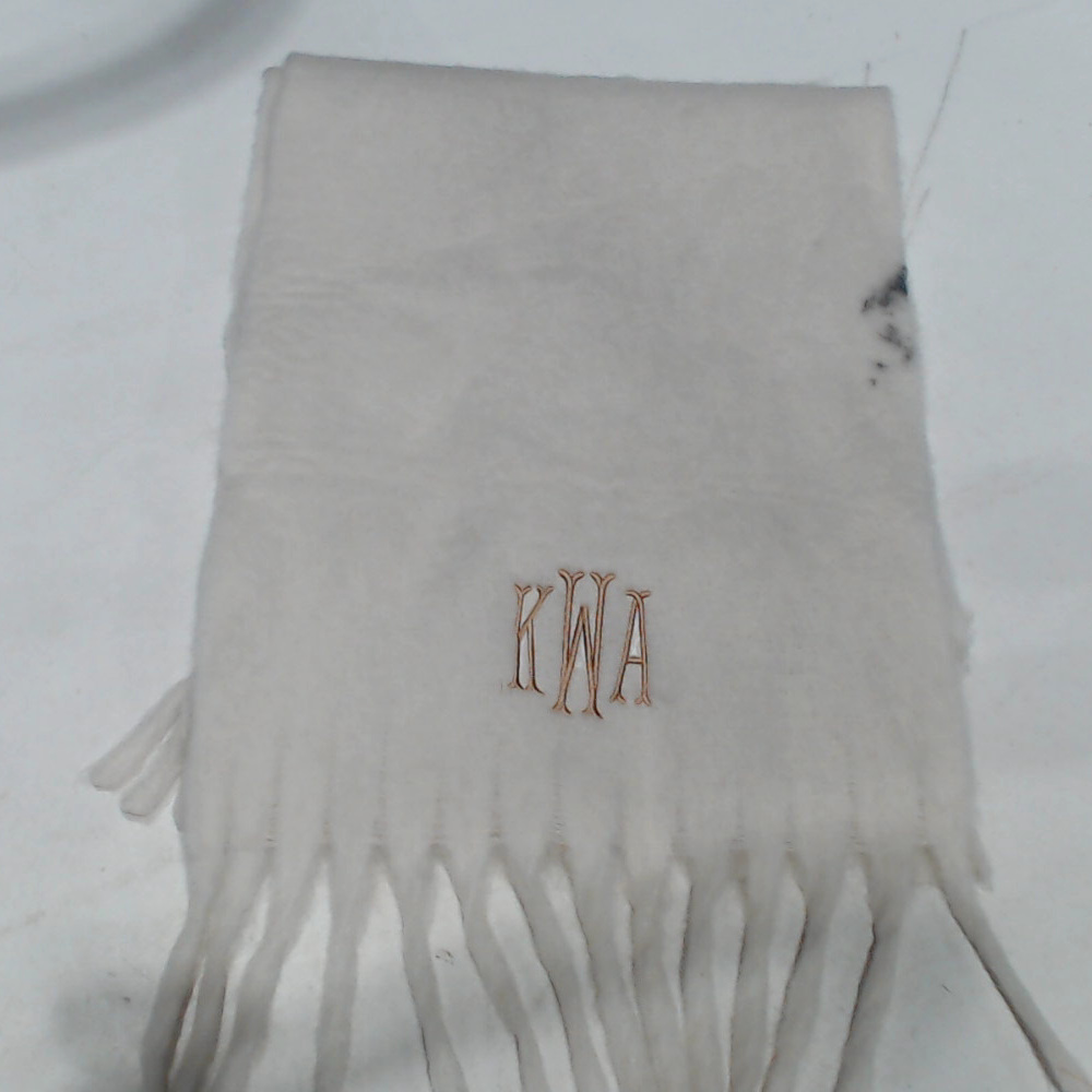 BLOOPER CLOTHING: Monogrammed Oversized Scarf