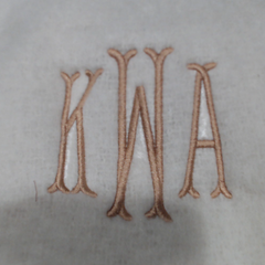 BLOOPER CLOTHING: Monogrammed Oversized Scarf
