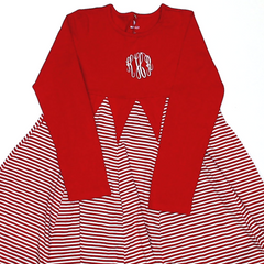 BLOOPER KIDS: Monogrammed Kids Twirl Dress