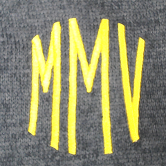 BLOOPER CLOTHING: Monogrammed Colorblock Quarter Zip Pullover