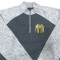 BLOOPER CLOTHING: Monogrammed Colorblock Quarter Zip Pullover