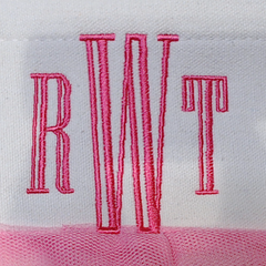 BLOOPER KIDS: Monogrammed Tutu Basket