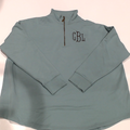 BLOOPER CLOTHING: Monogrammed Quarter Zip Sweatshirt