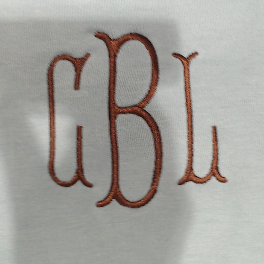 BLOOPER CLOTHING: Monogrammed Quarter Zip Sweatshirt