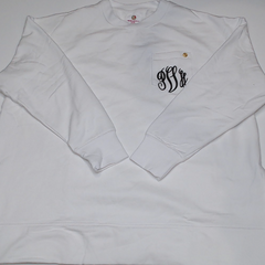 BLOOPER CLOTHING: Monogrammed Crewneck Sweatshirt