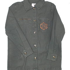BLOOPER CLOTHING: Monogrammed Shirt Jacket