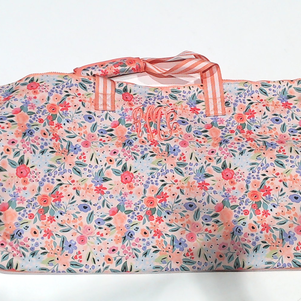 BLOOPER BAG: Monogrammed Weekend Bag