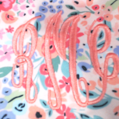BLOOPER BAG: Monogrammed Weekend Bag