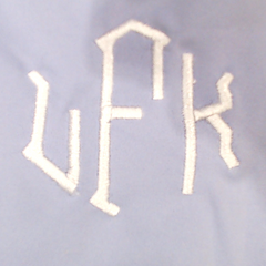 BLOOPER KIDS: Monogrammed Girls Scallop Dress