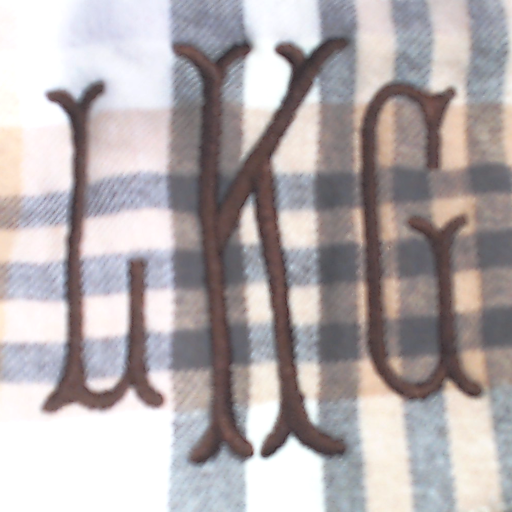 BLOOPER CLOTHING: Monogrammed Plaid Layering Tunic