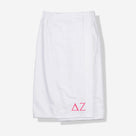 Delta Zeta Towel Wrap | White