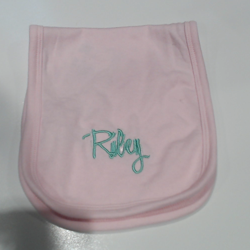 BLOOPER KIDS: Monogrammed Baby Terry Burp Cloth