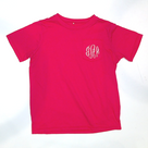 BLOOPER KIDS: Monogrammed Kids Short Sleeve Shirt