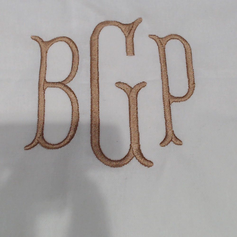 BLOOPER ACCESSORY: Monogrammed Scalloped Pillow Sham