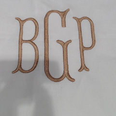 BLOOPER ACCESSORY: Monogrammed Scalloped Pillow Sham