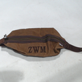 BLOOPER KIDS: Personalized Kids Waxed Canvas Dopp Kit