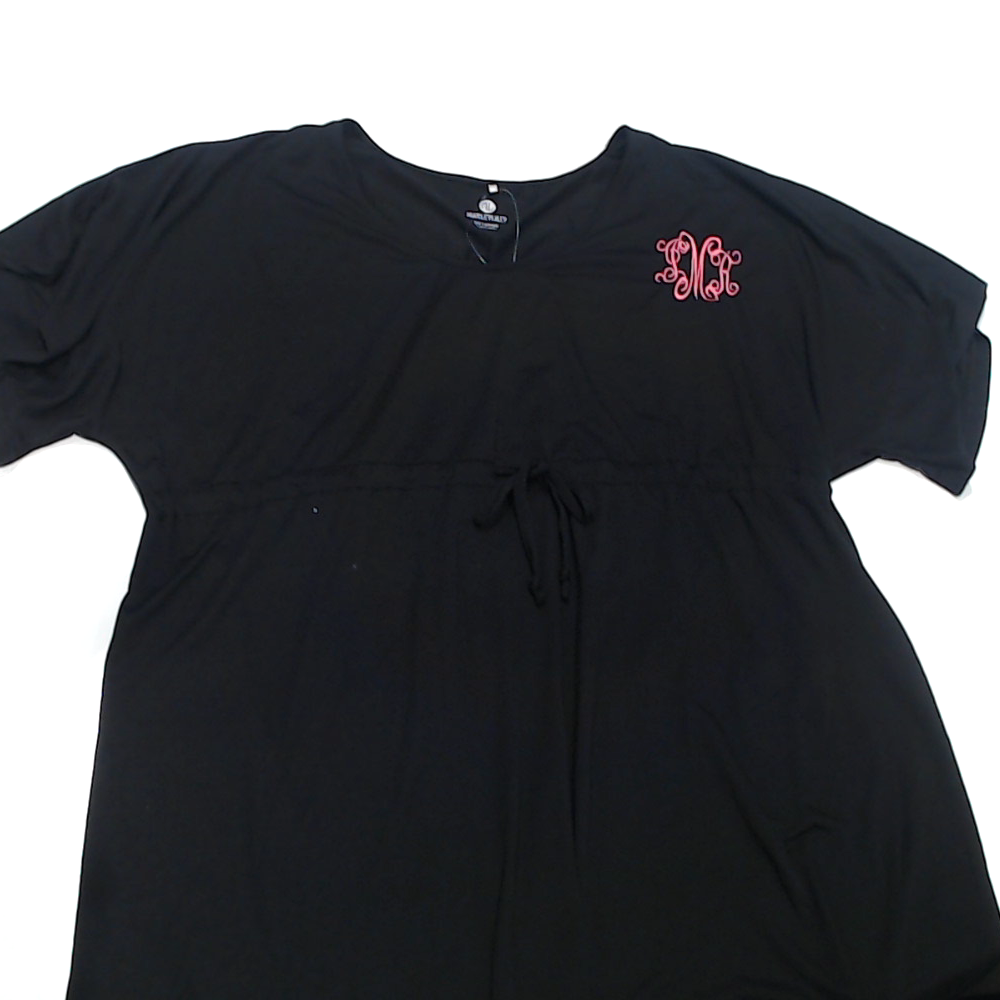 BLOOPER SWIM: Monogrammed Cinch Waist Cover Up