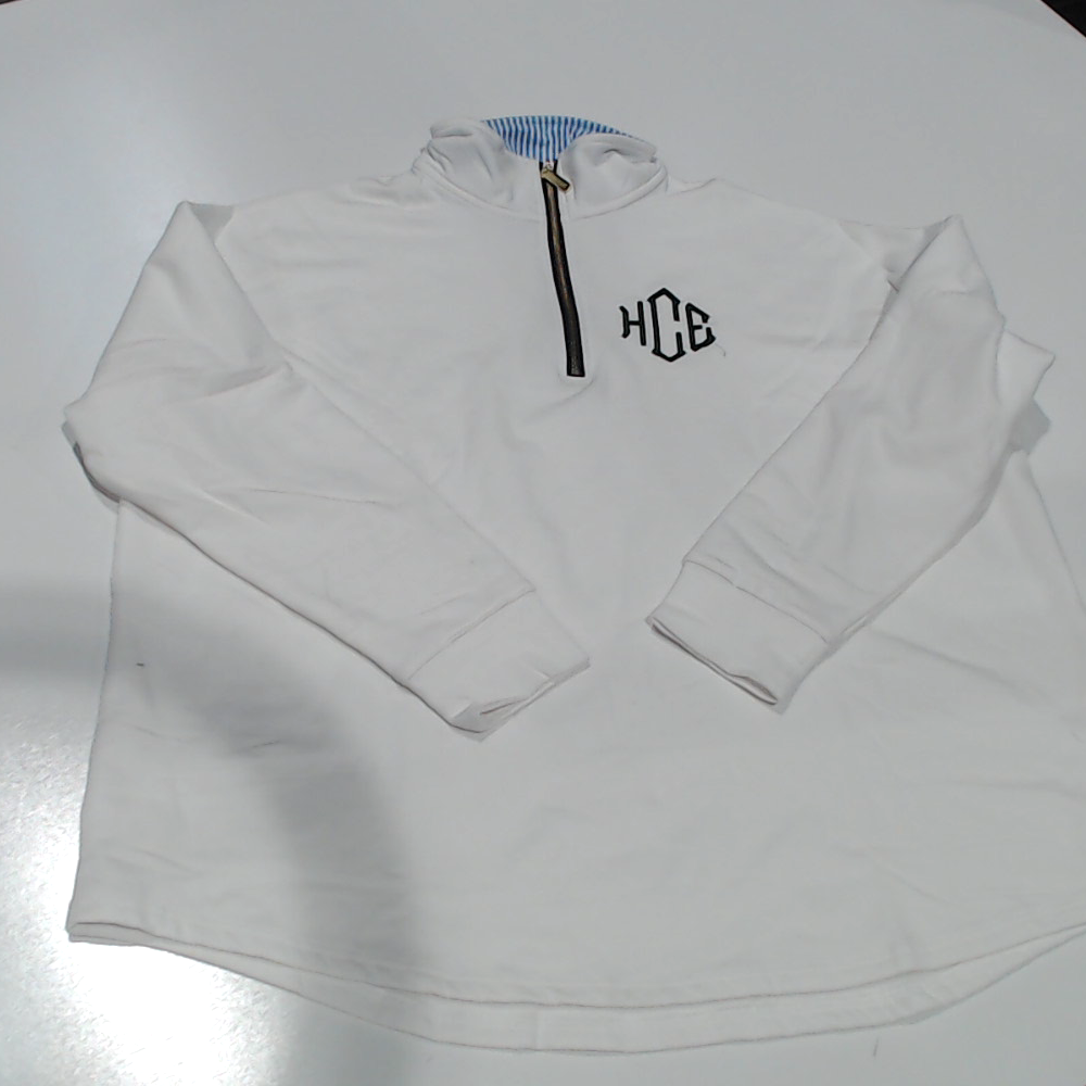 BLOOPER CLOTHING: Monogrammed Quarter Zip Sweatshirt