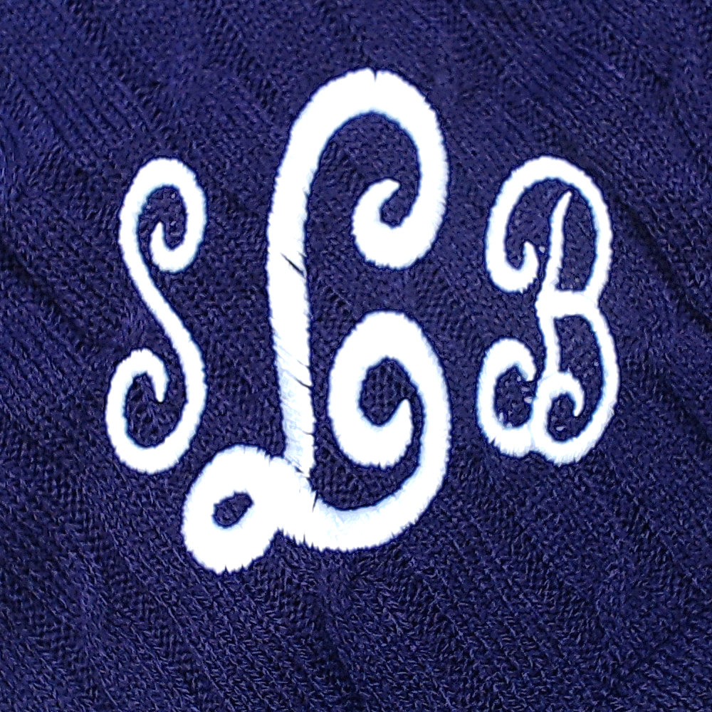 BLOOPER CLOTHING: Monogrammed Poncho