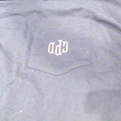BLOOPER CLOTHING: Monogrammed Long Sleeve Shirt