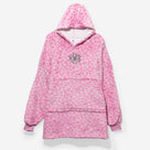 Monogrammed Blanket Hoodie | Pink Cheetah