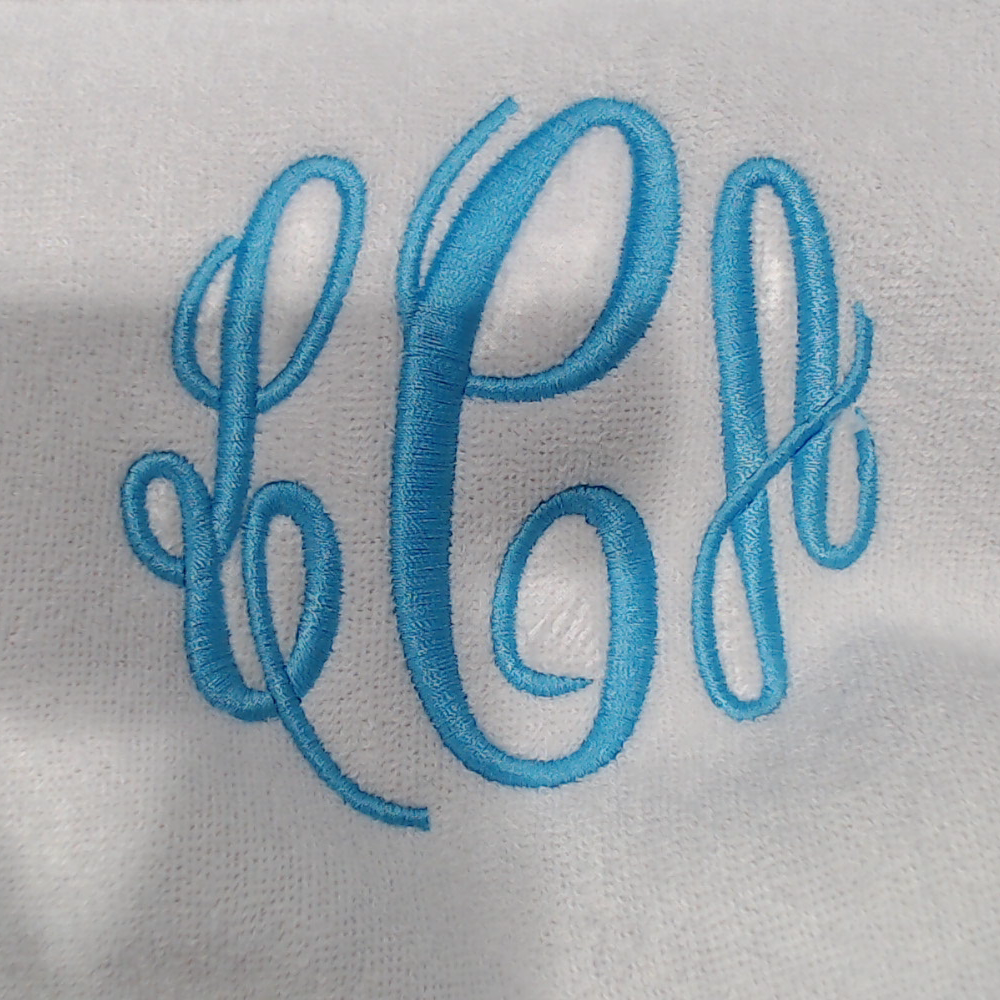 BLOOPER BAG: Monogrammed Terry Toiletry Bag