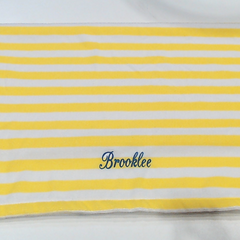 BLOOPER SWIM: Monogrammed Beach Towel