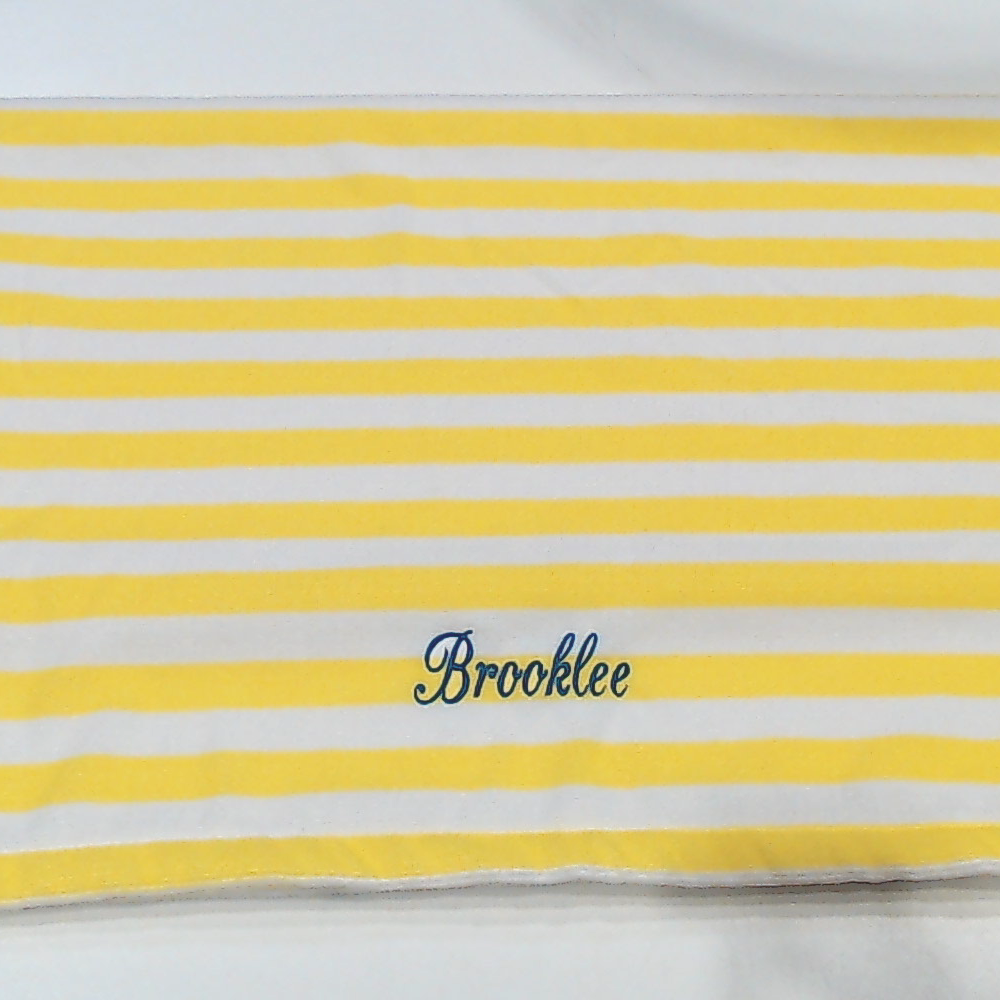 BLOOPER SWIM: Monogrammed Beach Towel