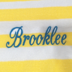 BLOOPER SWIM: Monogrammed Beach Towel