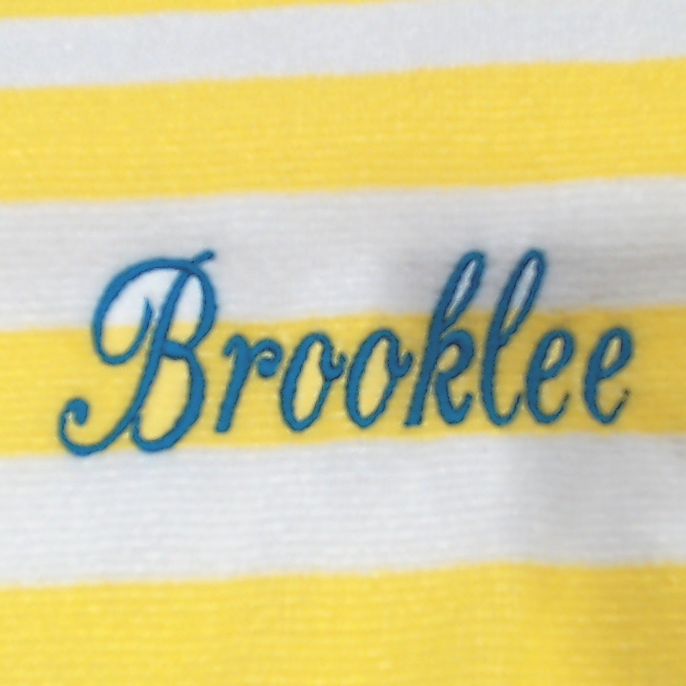 BLOOPER SWIM: Monogrammed Beach Towel