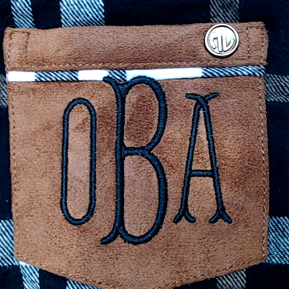 BLOOPER KIDS: Monogrammed Kids Plaid Layering Tunic