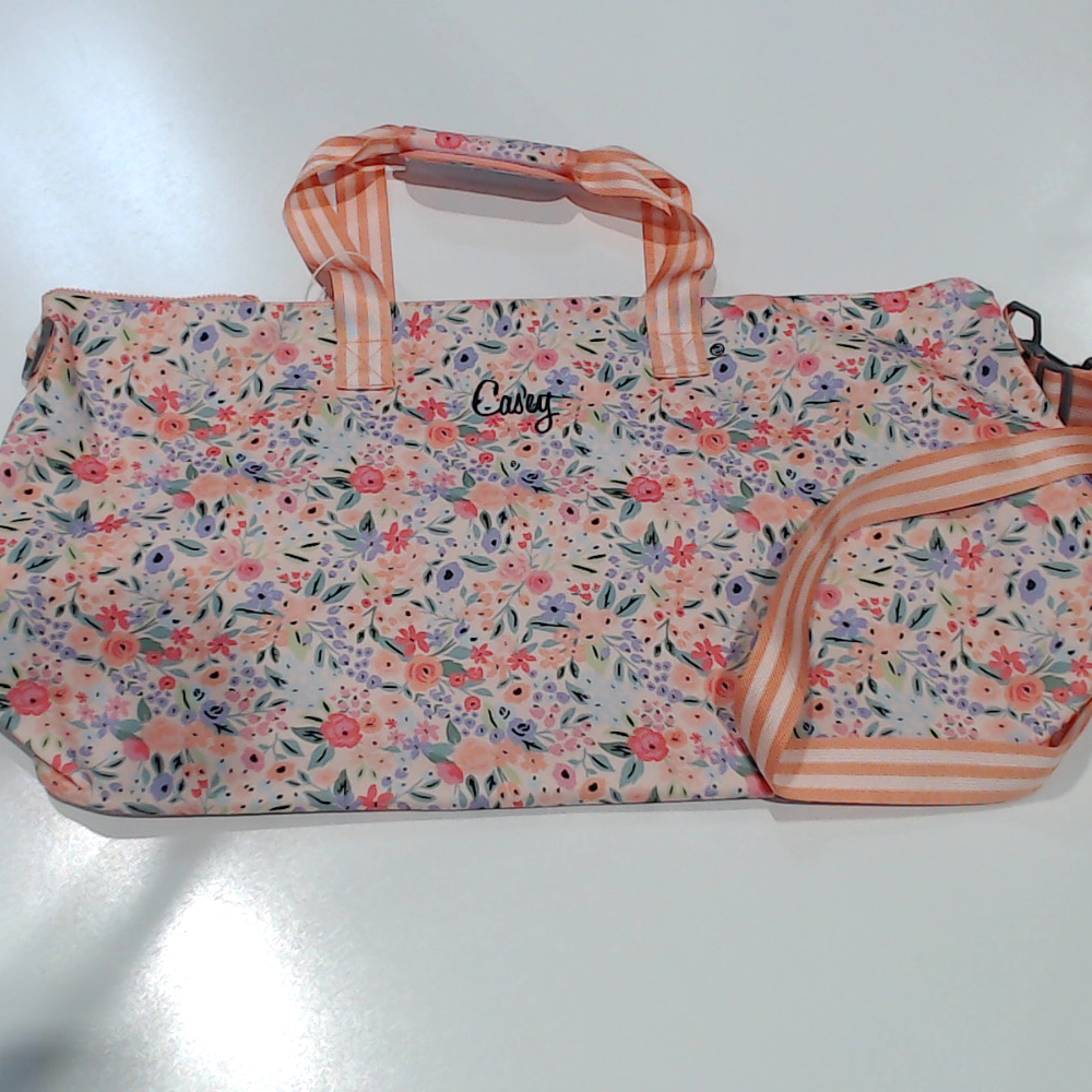 BLOOPER BAG: Monogrammed Weekend Bag