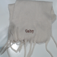 BLOOPER ACCESSORY: Monogrammed Oversized Scarf