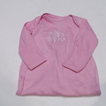 BLOOPER KIDS: Monogrammed Baby Layette Gown