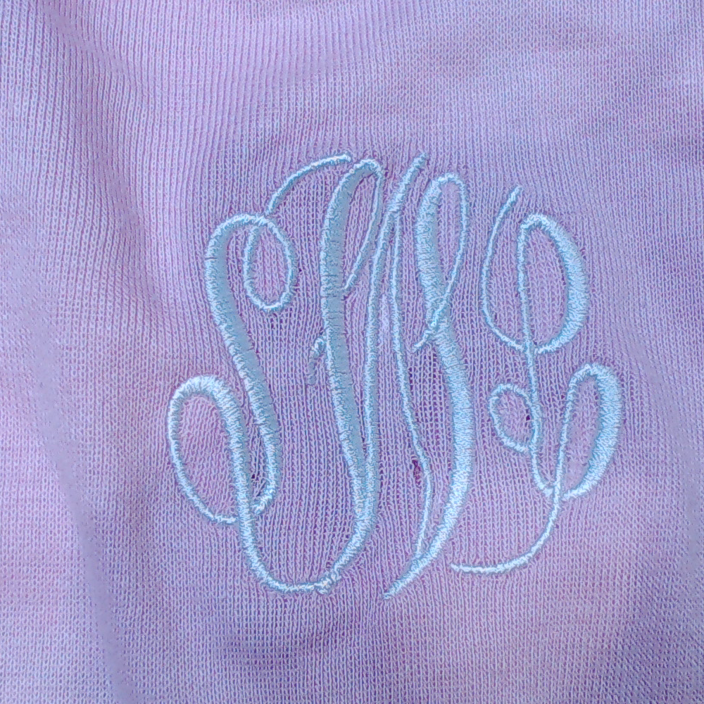 BLOOPER KIDS: Monogrammed Baby Layette Gown